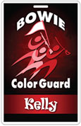 Bowie HS Color Guard tag